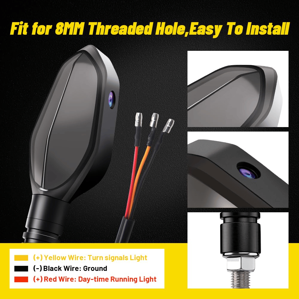 🔥Last Day Promotion 50% OFF🔥LED Turn Signal Lights Projector for Motorcycle