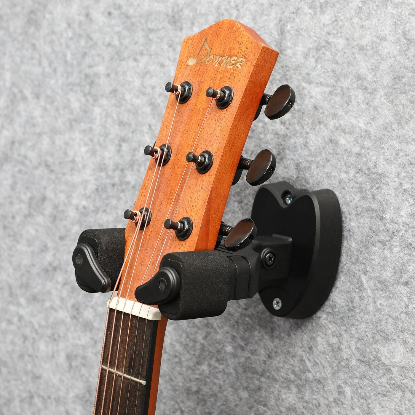 Guitar Mount Auto Lock Guitar Hanger For Guitar Black