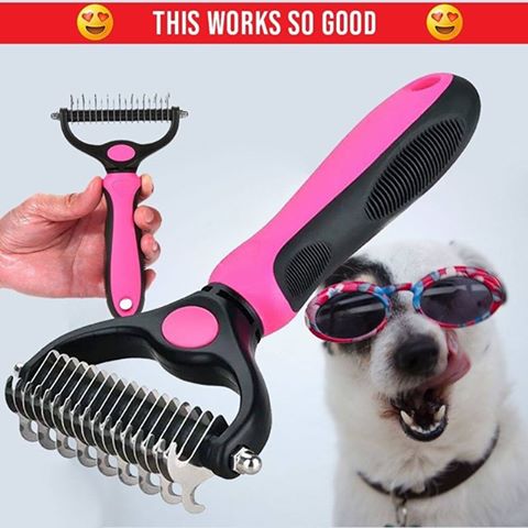 Summer Hot Sale 48% OFF-Pet Pro Grooming Tool- Dual-sided Comb(🔥Buy 2 Get 1 Free)