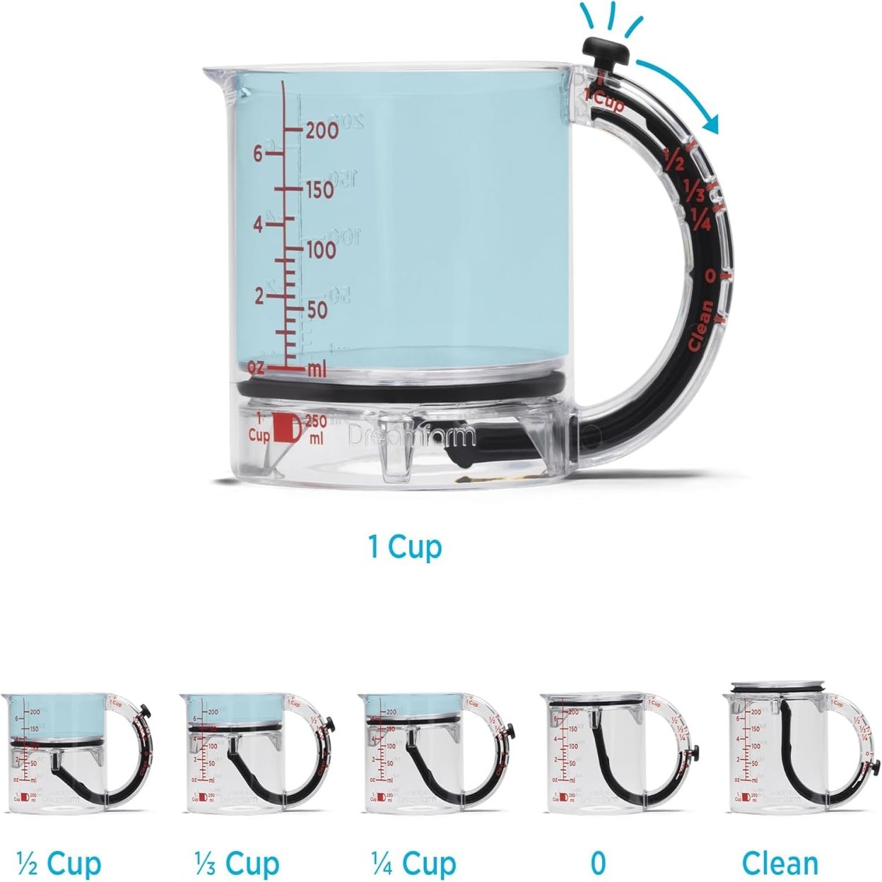 ⏰LAST DAY SALE 50% OFF💥4-in-1 Adjustable Measuring Cup