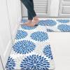 HEBE Anti Fatigue Kitchen Rug Sets 2 Piece Non Slip Kitchen Mats for Floor Cushioned Kitchen Rugs and Mats Waterproof Comfort Standing Mat Runner for Kitchen,Home Office,Sink,Laundry