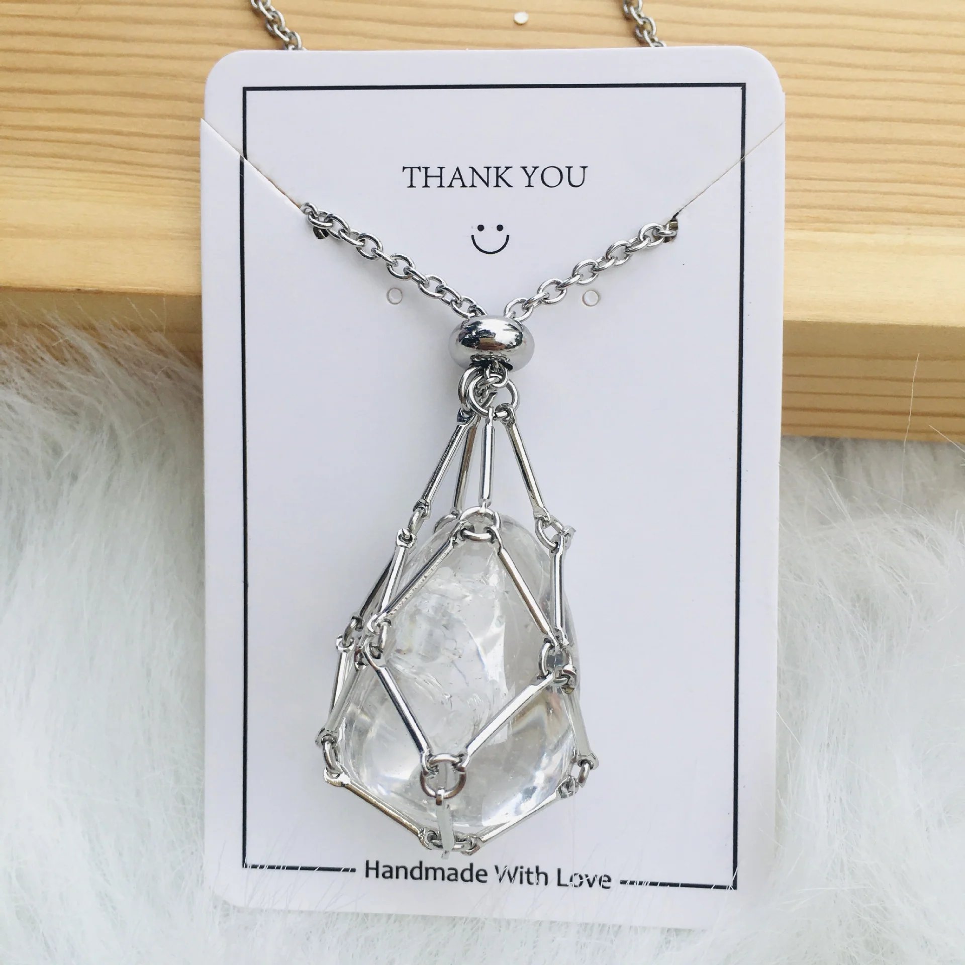 2023 Crystal Stone Holder Necklace - Free (Crystal) Gift Included🎁