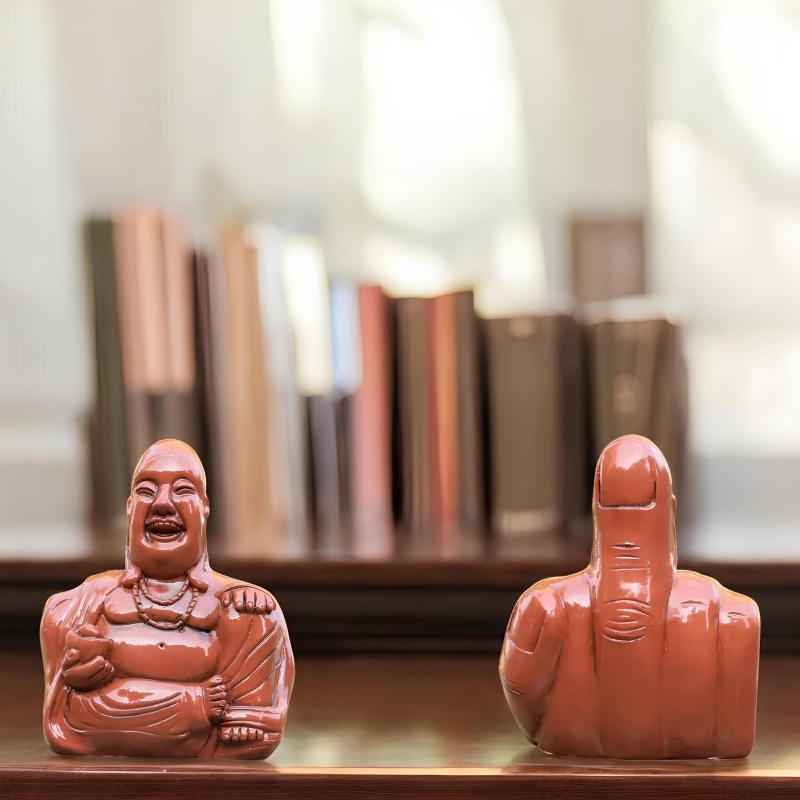 Two Faced Buddha Figurine
