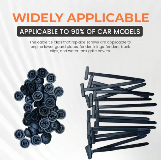 🎁TikTok Last Day Sale - 70% OFF🔥🚗Universal Car Fastener Clips – Heavy-Duty Nylon Quick Fix Buckles