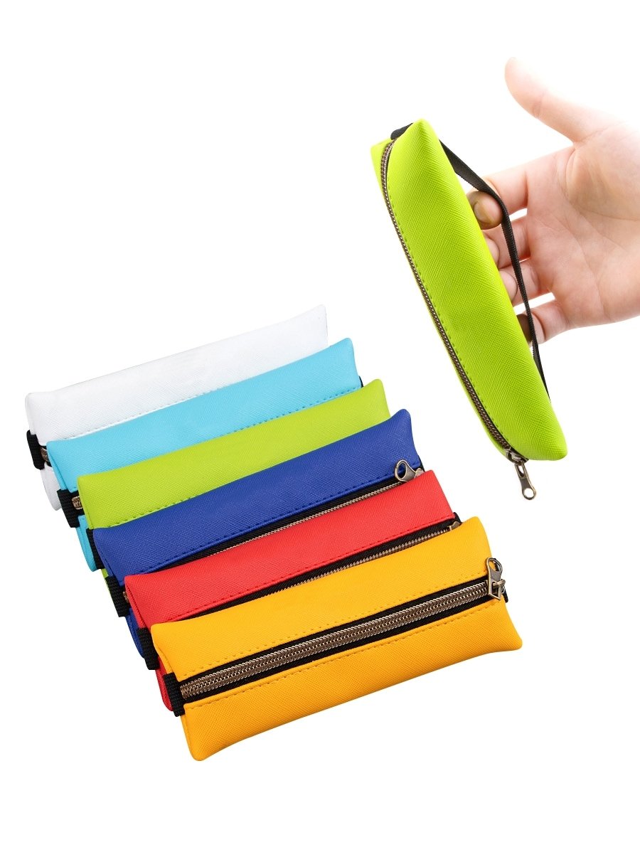 Pencil Zipper Bag With Elastic Band 1pc