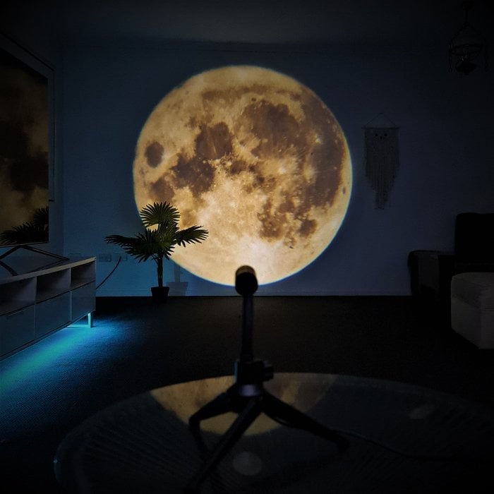 Moon Earth Projection LED Lamp🌌So Cool! 🎁Perfect Gift-Buy 2 Free Shipping