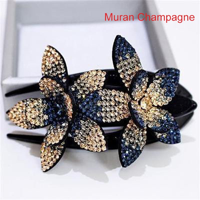 (🎄Christmas Promotion--48%OFF)Rhinestone Double Flower Hair Clip