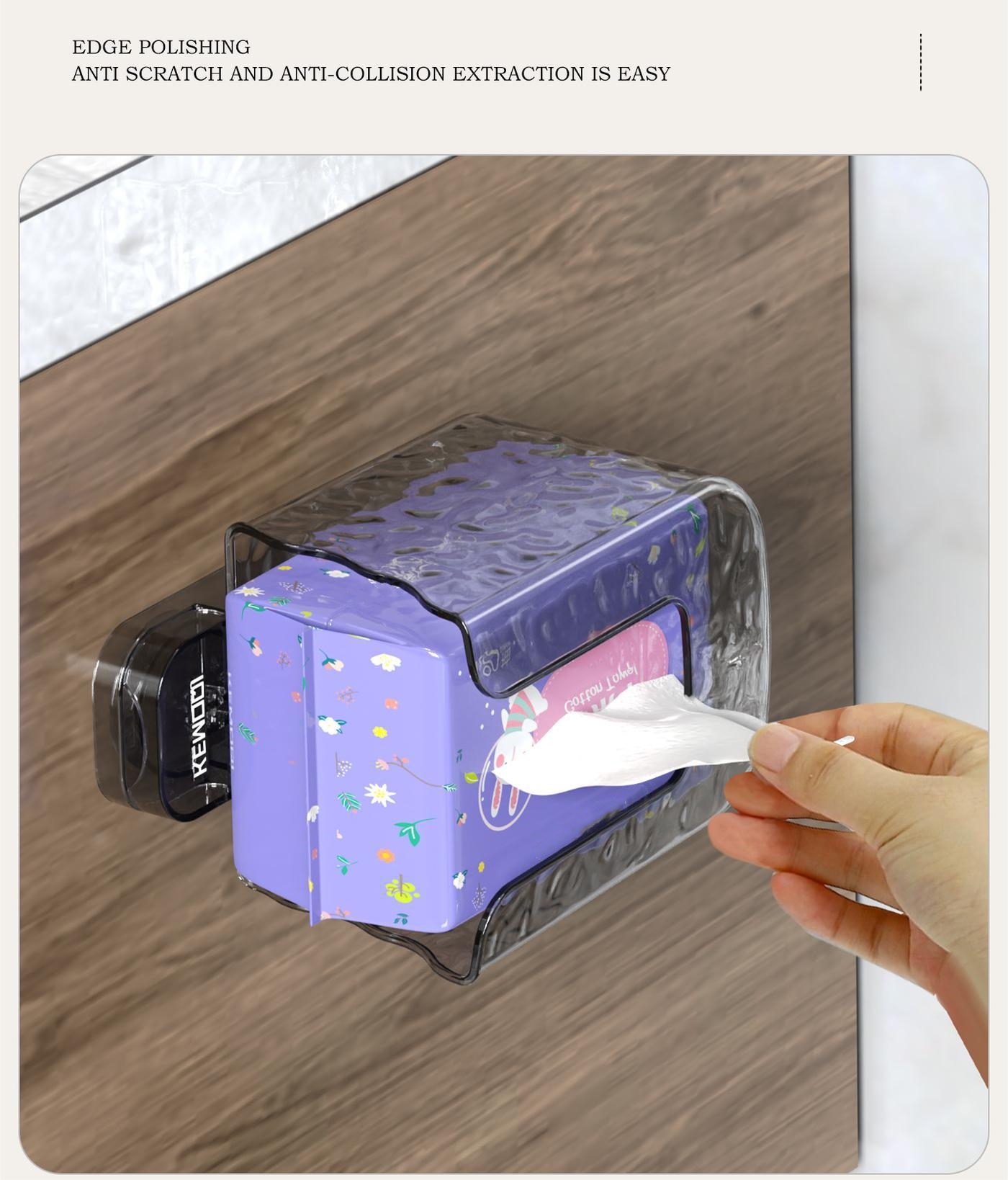 💥LAST DAY SALE 50% OFF💥Multifunctional Anti-Glue Glacier Pattern Tissue Box