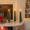 ⏰LAST DAY SALE 50% OFF💥Christmas Tree Flameless Taper Candles with Remote Timer