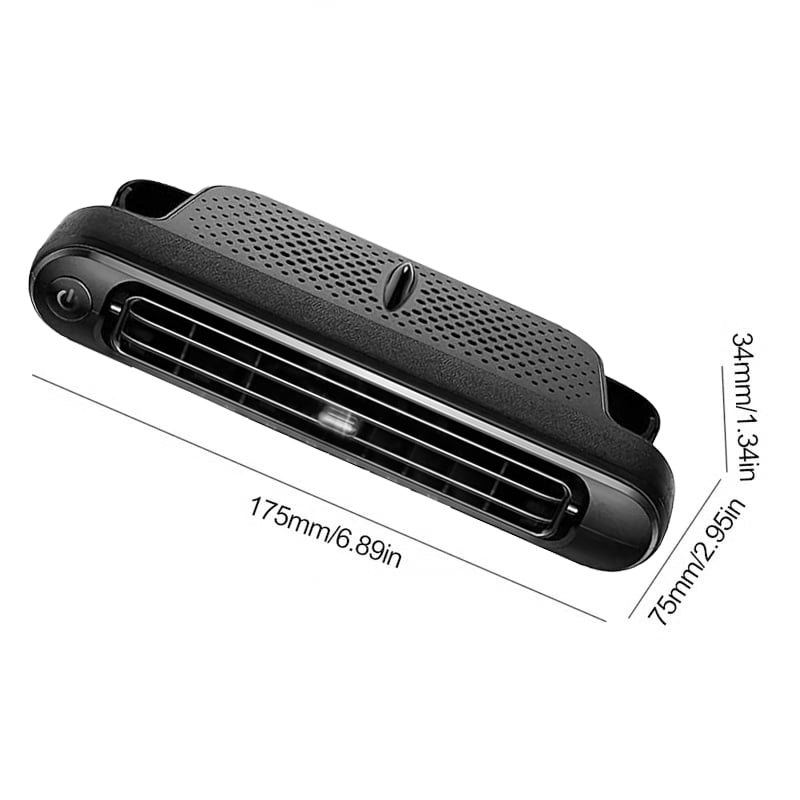 🎁TikTok Last Day Sale - 70% OFF🎉Car Seat Fan USB Plug-in Dual Turbo High Wind Power Car Interior Rear Pillow Car Fan