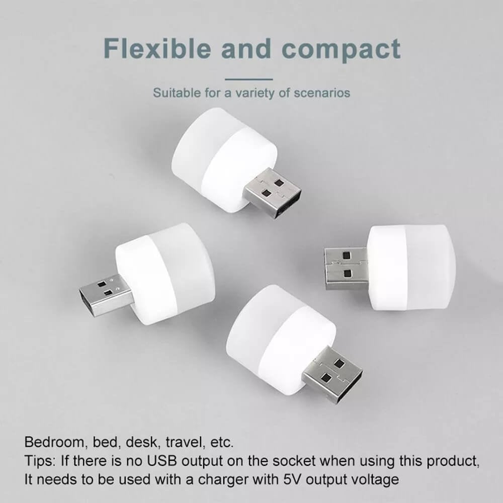 🎁Mother's Day Hot Sale-50% OFF - USB Mobile Small Round Light 🔥BUY 3 GET 1 SET FREE (4 PCS)🔥