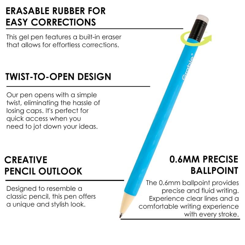 🔥LAST DAY SALE 50% OFF-✏️Grabie Medium Point Erasable Gel Pen Set