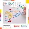 3D Glossy Jelly Ink Pen (12Pcs /pack)