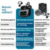 🔥Bluetooth-Kopfhörer mit Ohrclip und Touchscreen