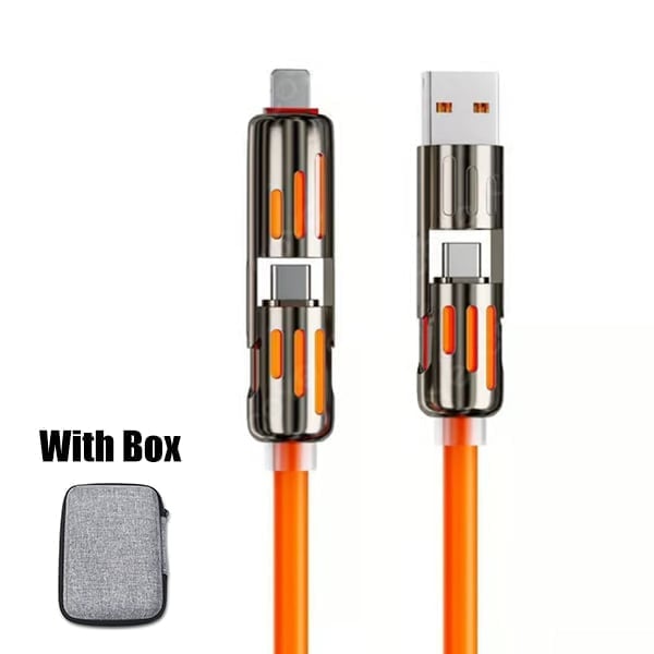 🔥Kaufen Sie 2 und erhalten Sie 1 gratis⚡4-in-1-USB-Ladekabel, Schnellladung MAX 60 W