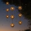 Solar Light Hanging Lanterns, Waterproof Decorative Outdoor Hanging Light for Garden Patio, Tree Lights, Yard Lights, Gifts for Mom
