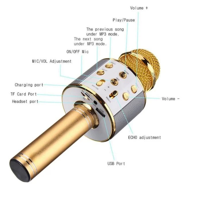 🔥Last Day 48% OFF🔥2022 New Wireless Bluetooth Karaoke Microphone