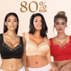 Ultimate Lift Full-Figure Seamless Lace Cut-Out Bra, Comfortable and Breathable Without Restraint