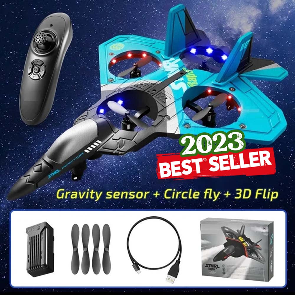 (🎄Christmas Hot Sale 70% OFF🎁) V17 Jet Fighter Stunt RC Airplane ✈️