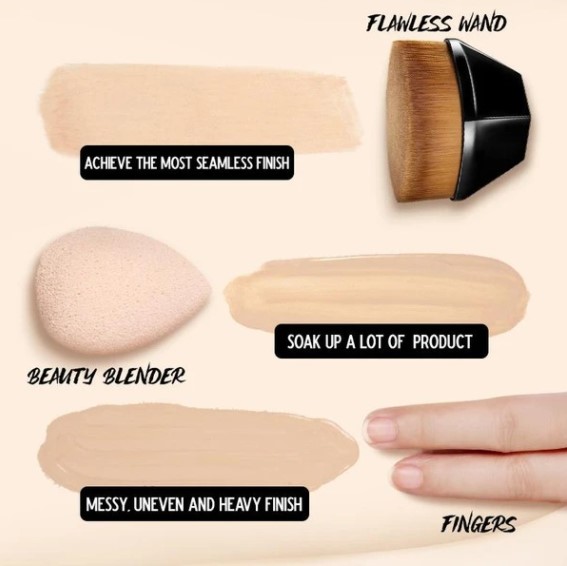 Flawless Wand Foundation Brush - Buy 1 get 1 free