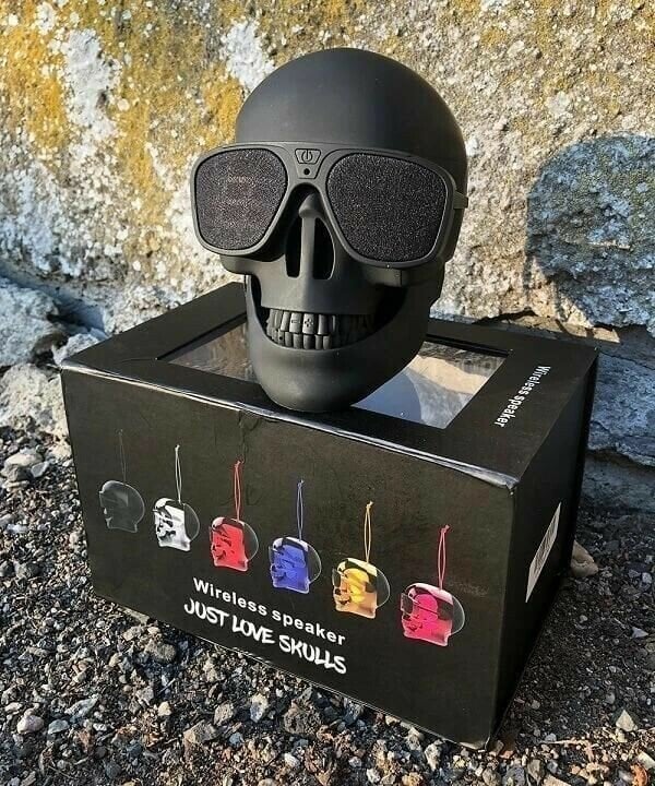 (🎃HALLOWEEN PRE SALE - 49% OFF)Wireless Skull Bluetooth Speaker🤩Perfect Gift For All Occasions!