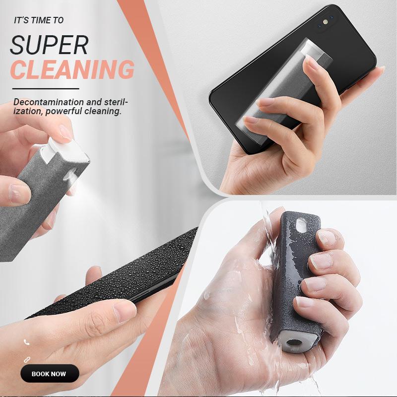 (🎄Christmas Promotion--48%OFF)3 in 1 Fingerprint-proof Screen Cleaner