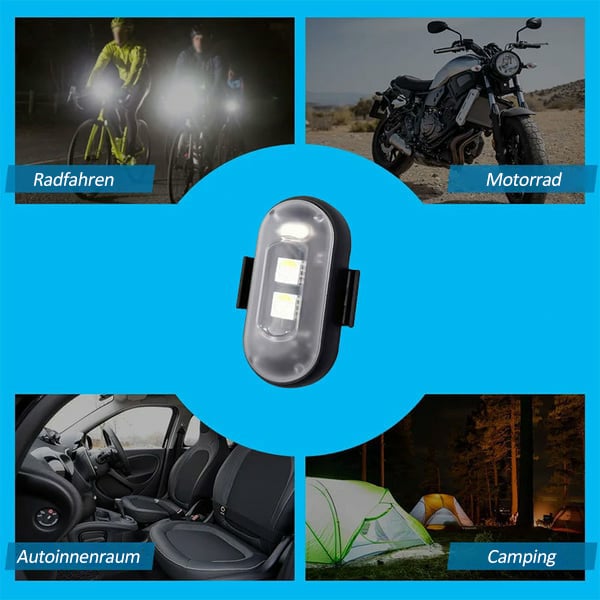 📢Letzter Tag: 49% Rabatt🔥Ferngesteuertes Auto-Fußraumlicht, per USB wiederaufladbares RGB-LED-Armaturenbrettlicht, wasserdichte Auto-Innenbeleuchtung