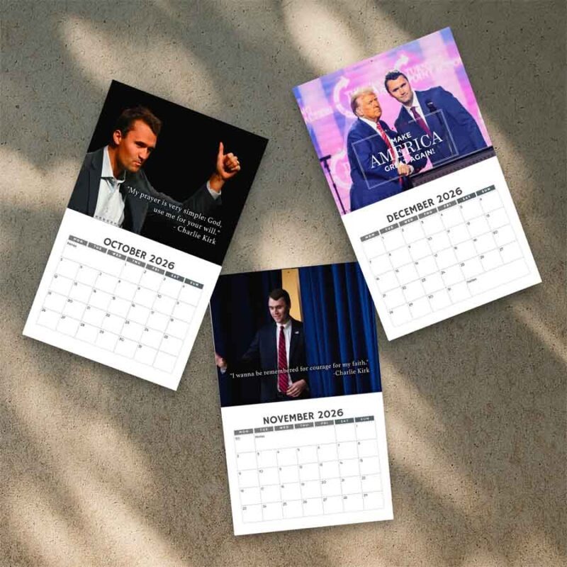 🙏60% OFF For Charlie's Fans - Charlie Kirk Tribute Calendar 2026