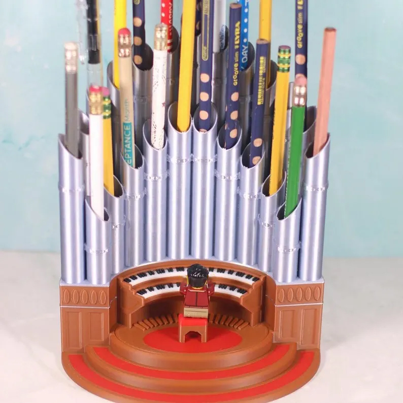 Pipe Organ Pen Holder