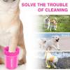 Dog Paw Cleaner, Washer, Buddy Muddy Pet Foot Cleaner for Small Medium Large Breed Dogs/Cats (with 3 absorbent towel)