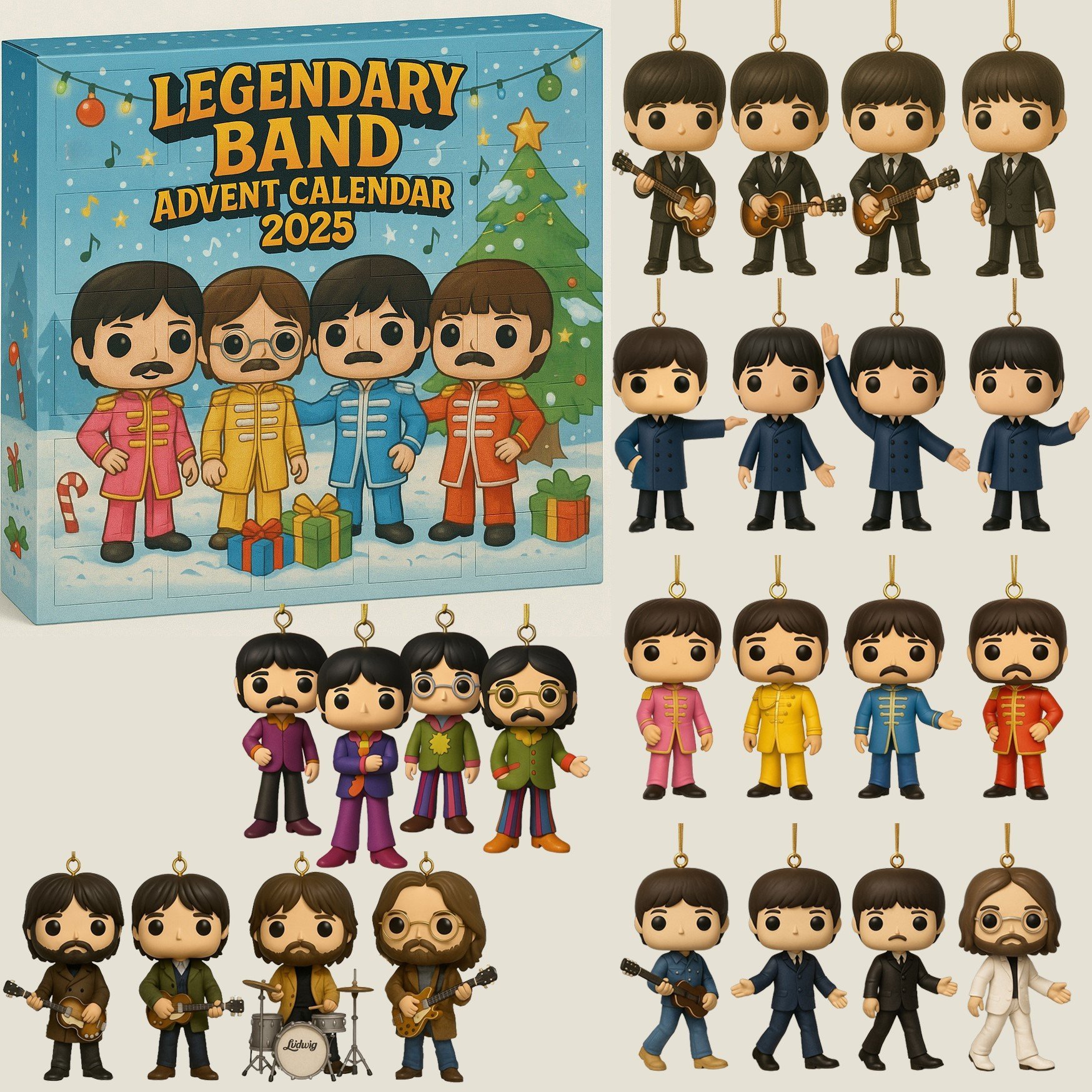 🔥Last Day 50% OFF -🎄 Legendary Band Advent Calendar 2025