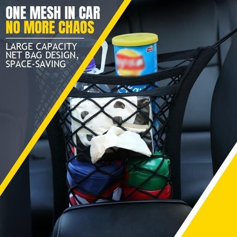 (🎅Early Christmas Sale- 49% OFF)(✨Car must-have✨)Universal Elastic Mesh Net trunk Bag🔥BUY 2 FREE SHIPPING