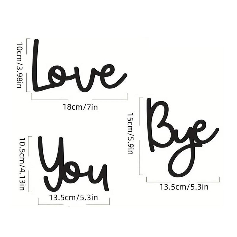 🎁TikTok Last Day Sale - 70% OFF💖Love You Bye Sign Above Door