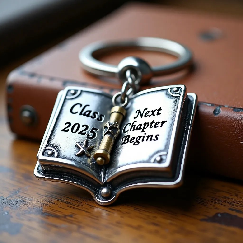 🔥Last Day: BUY 3 GET 1 FREE - 🎓Class of 2025 Book-shaped Graduation Keychain