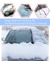 Christmas Sale- Premium Windshield Snow Cover Sunshade