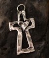 ✝️100% Handmade Silver Cross Healing Heart(Milo Cross Handmade®)