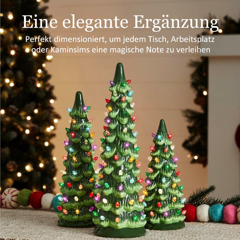 ✨Letzter Tag 49 % Rabatt🔥Retro handbemalte Tisch-Weihnachtsbäume