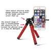 Premium Phone Tripod, Flexible Tripod with Wireless Remote Shutter