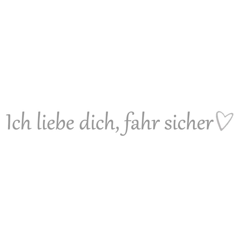 ✨1 KAUFEN, 1 GRATIS💓 „Ich liebe dich, fahr vorsichtig“-Aufkleber (4 Stück)