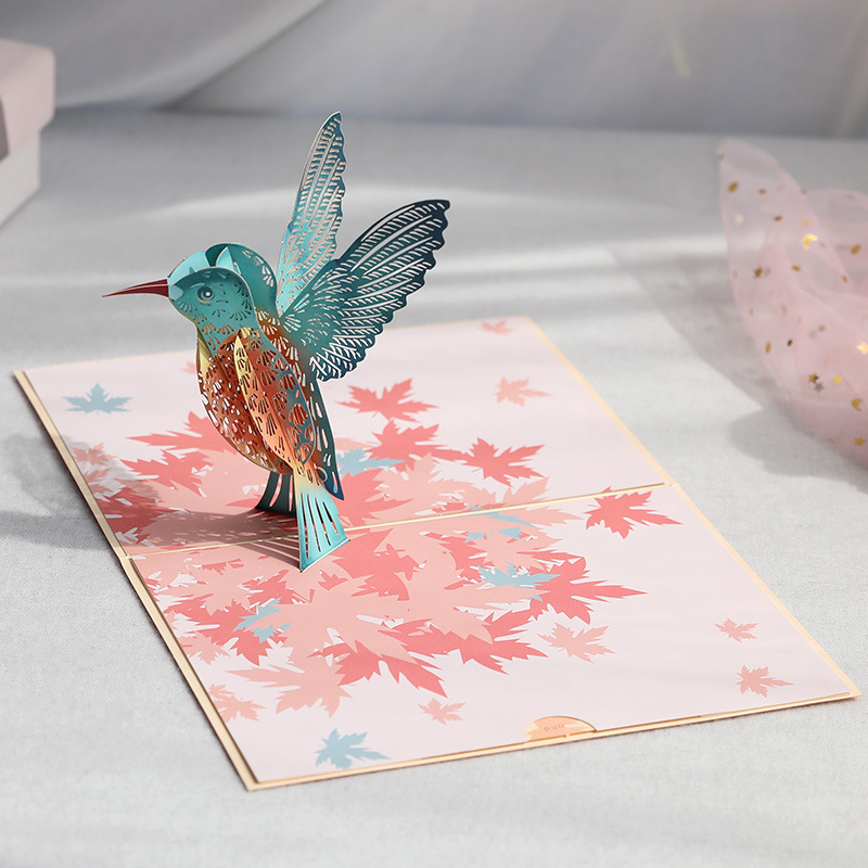 ❤️Hot sale on Mother's Day -Hummingbird Pop-Up Card