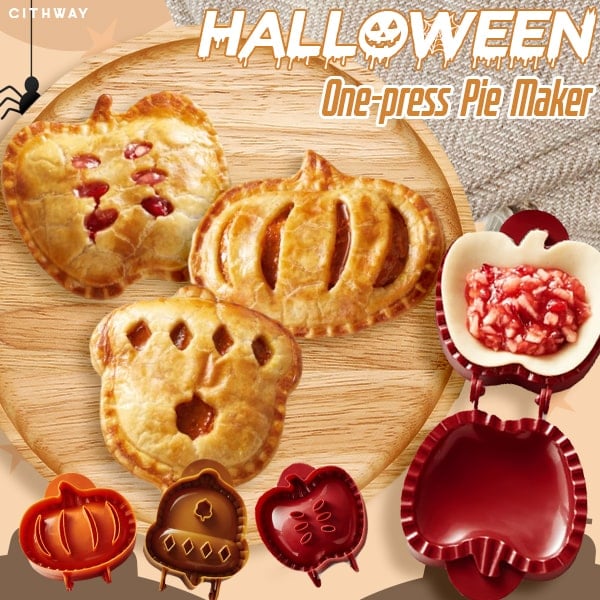 🔥Halloween Sale 60% OFF🎃Halloween & Christmas One-Press Hand Pie Maker