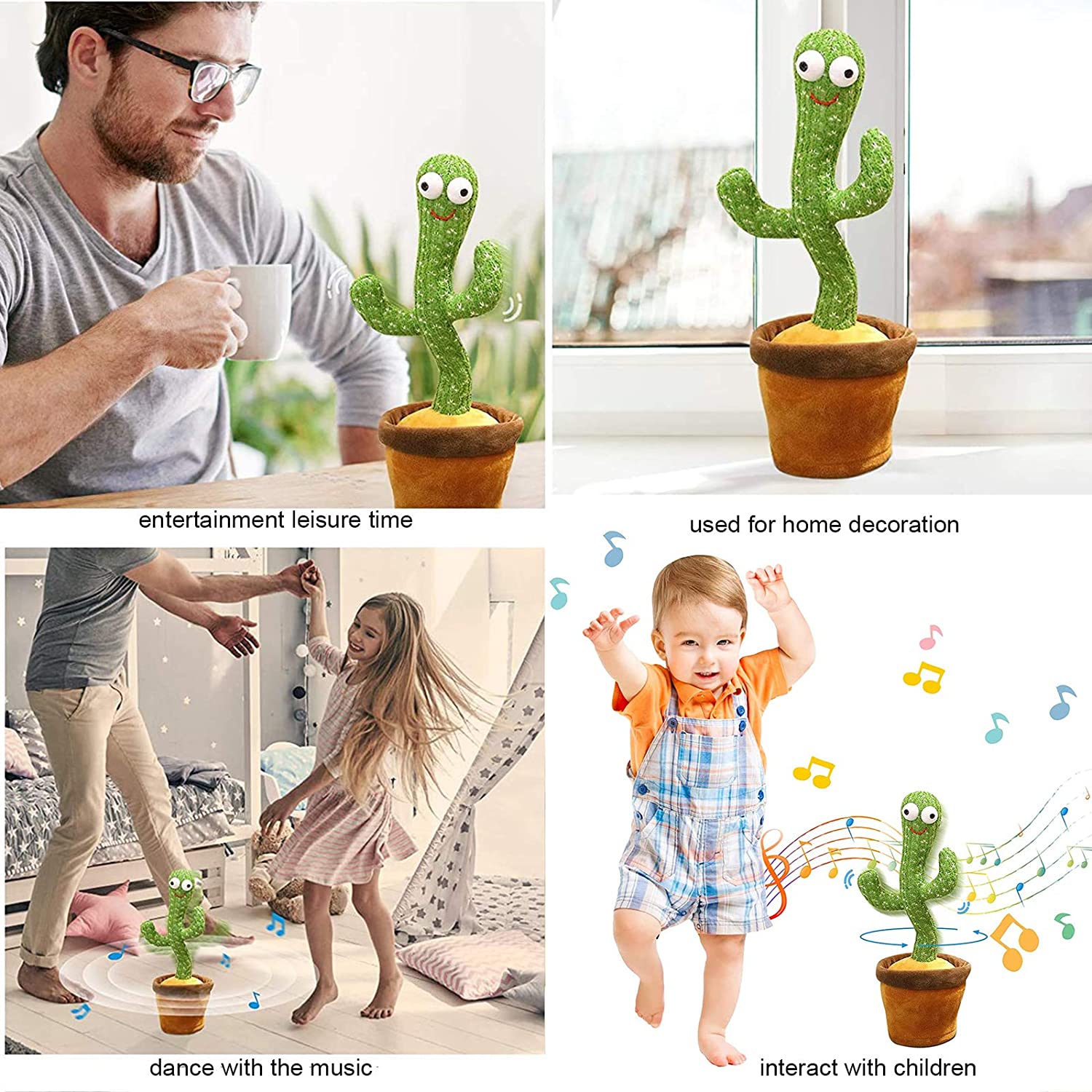 🔥Last Day Promotion 49% OFF🔥Smart Dancing Cactus(BUY 3 GET EXTRA 15% OFF & FREE SHIPPING)