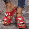 🎁LAST DAY 45% OFF🎁 Ortobloom Flower Embroidered Orthopedic Sandals