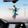 🎁TikTok Last Day Sale - 70% OFF🙏 2D Retro Jesus Car Hanging Decor 🚗 Faith & Peace Gift