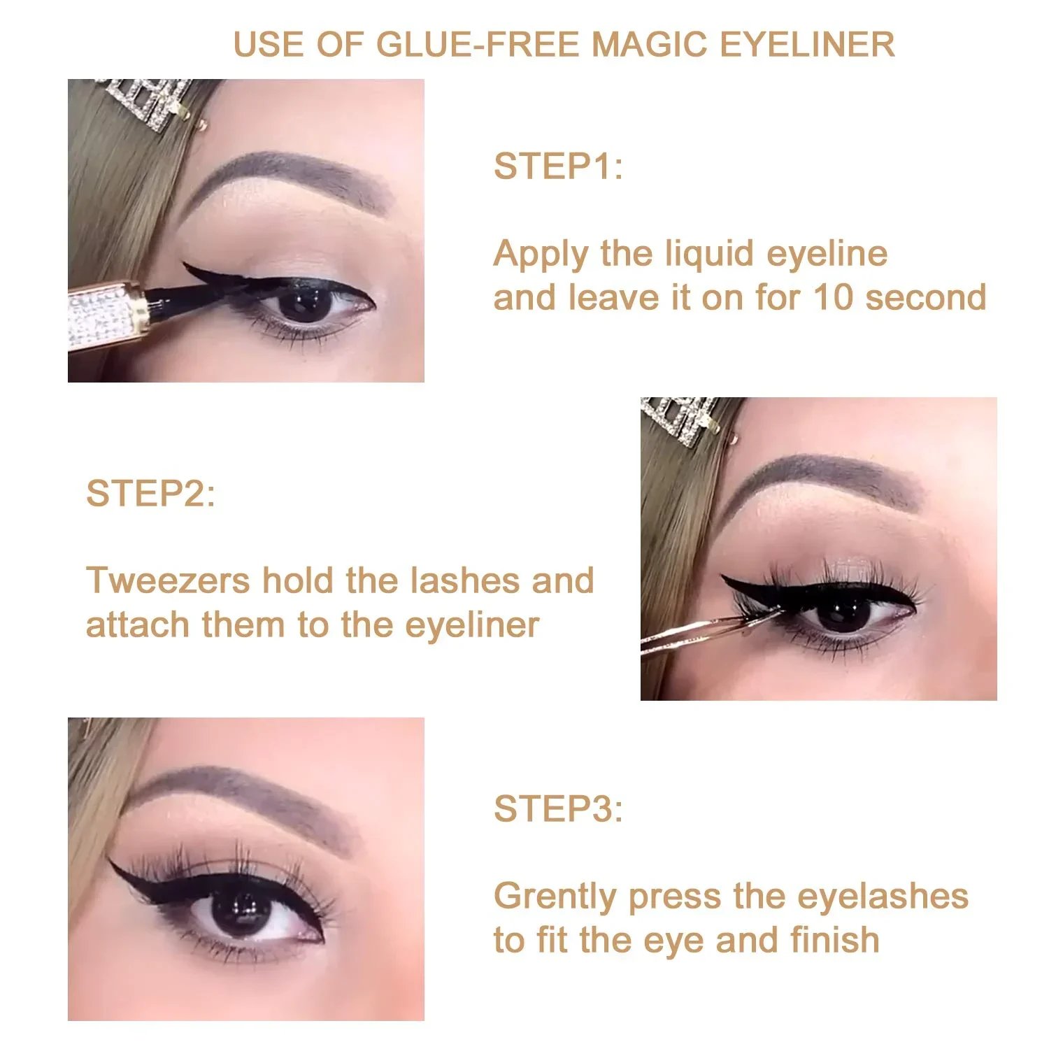 🌈Last Day Promotion 50% OFF🔥2023 New Self-adhesive Eyeliner Eyelash Glue Pencil