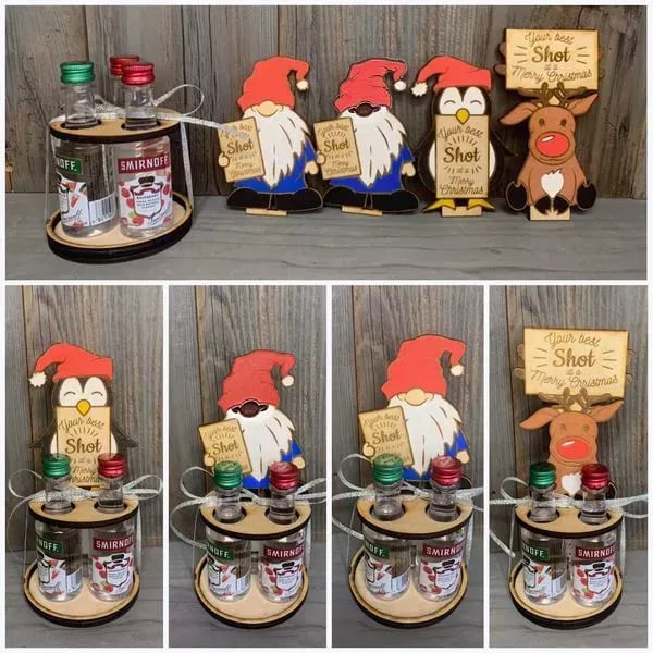 🎄Early Christmas Sale 70%🔥CHRISTMAS MINI WINE BOTTLE HOLDER