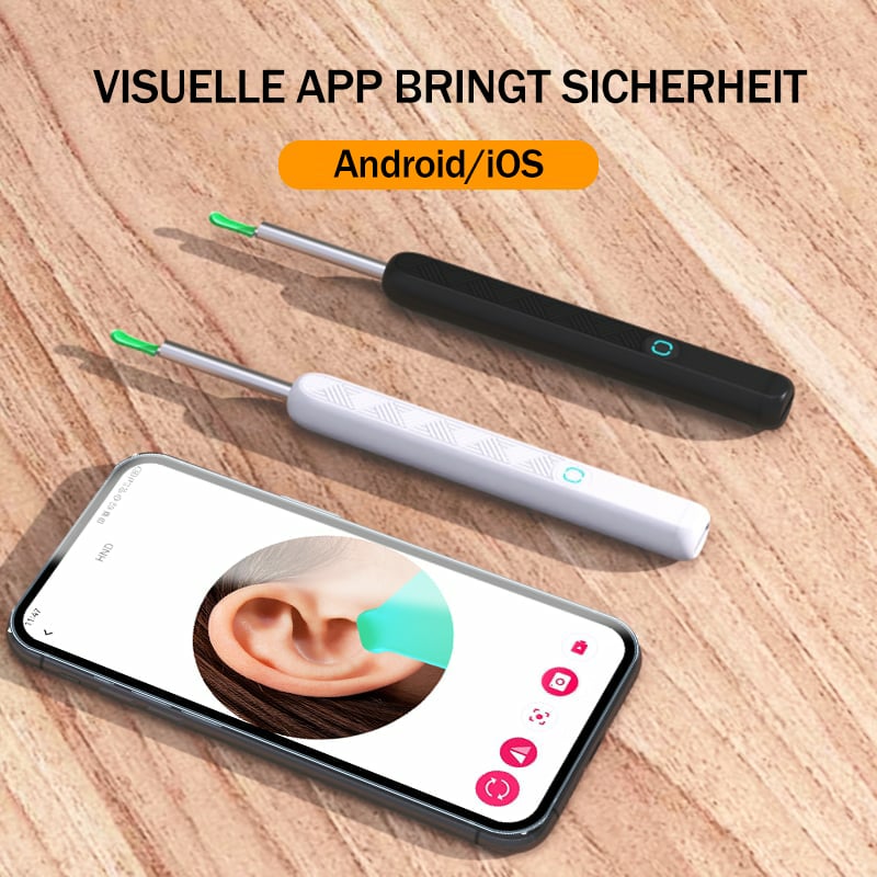 👂Kabellose endoskopische Ohrlöffel (Achtteiliges Set)