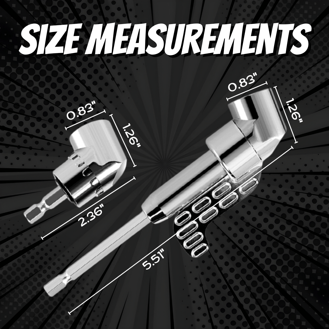 🔧105 Degree Right Angle Drill Adapter