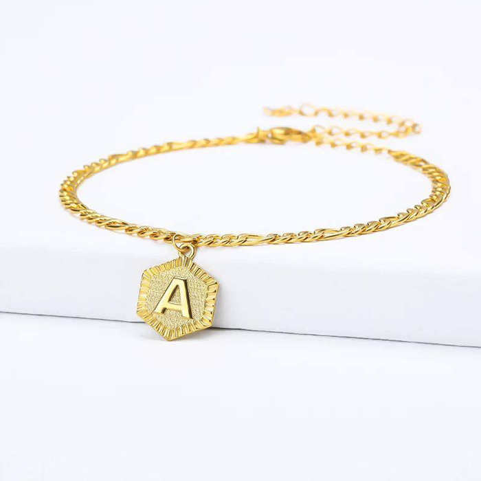 (Valentine's Day Sale- 50% OFF) Initial Anklet- Buy 2 Get Extra 10% OFF