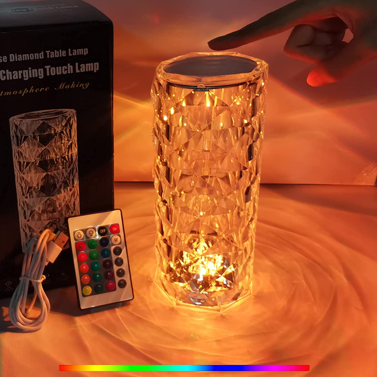 Sharky Crystal Lamp